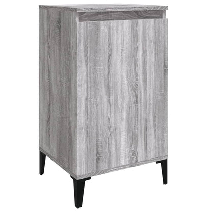 Pair of Tranquil Nights: White Engineered Wood Bedside Cabinets (Set of 2)