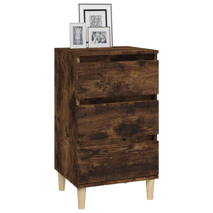 Luminous Dreams: White Engineered Wood Bedside Cabinet