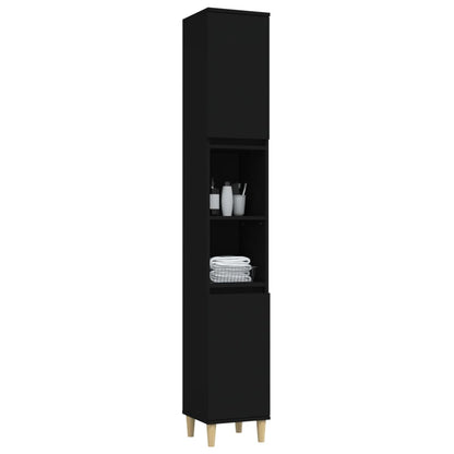 Pure White Engineered Wood Vanity Organizer for Bathrooms