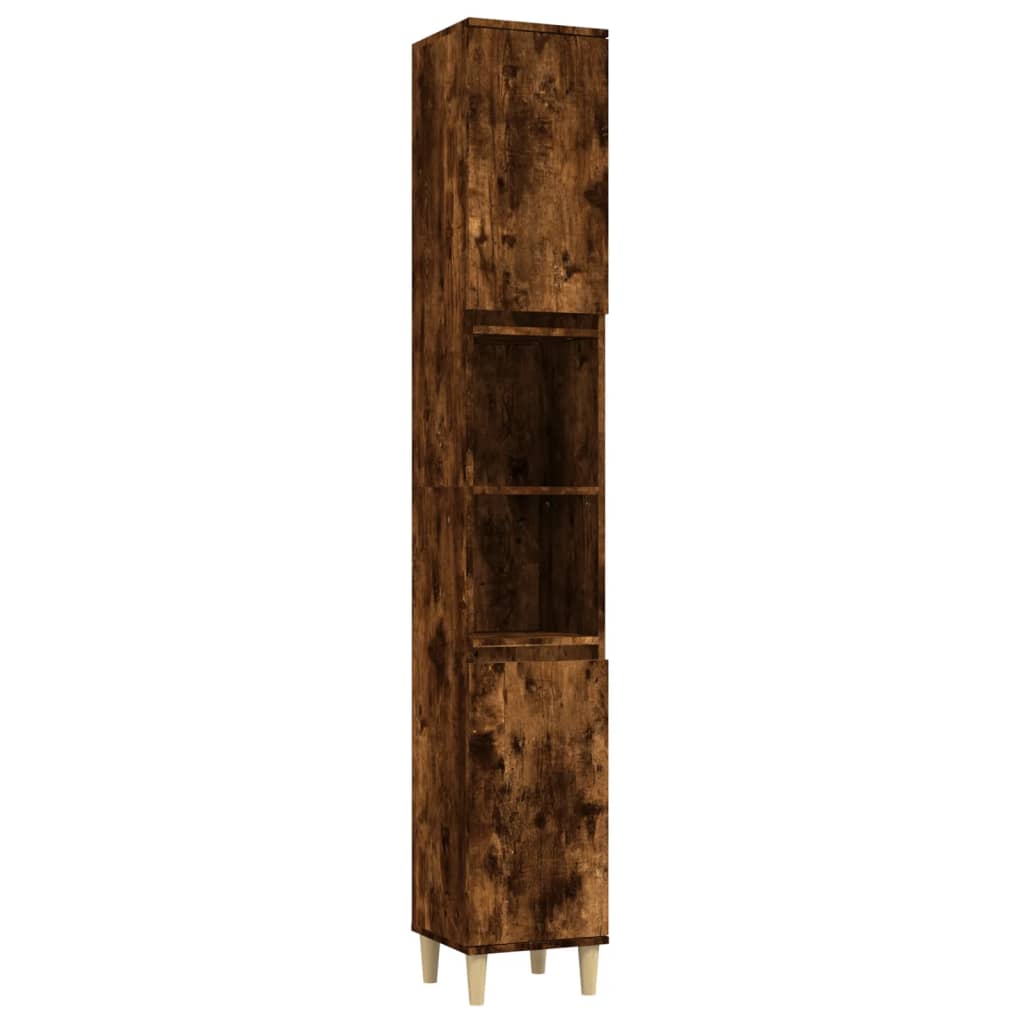 Pure White Engineered Wood Vanity Organizer for Bathrooms