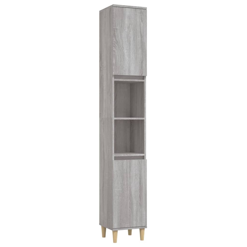 Pure White Engineered Wood Vanity Organizer for Bathrooms
