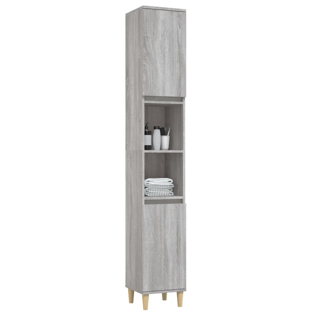 Pure White Engineered Wood Vanity Organizer for Bathrooms