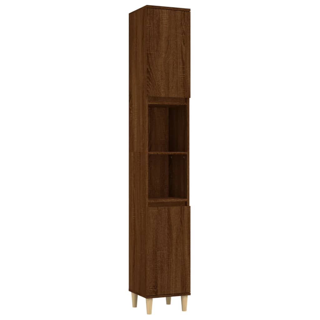 Pure White Engineered Wood Vanity Organizer for Bathrooms