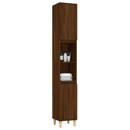 Pure White Engineered Wood Vanity Organizer for Bathrooms