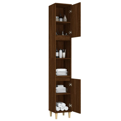 Pure White Engineered Wood Vanity Organizer for Bathrooms