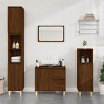 Pure White Engineered Wood Vanity Organizer for Bathrooms