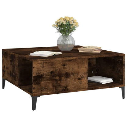 Harmony in White: Engineered Wood Coffee Table