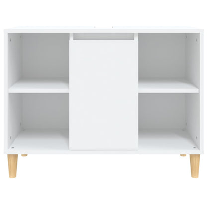 Crafted Vanity Storage Engineered Wood Cabinet White