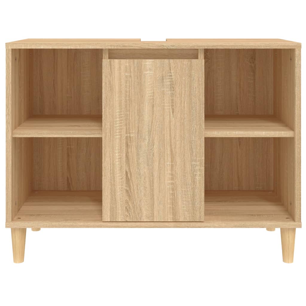 Crafted Vanity Storage Engineered Wood Cabinet White