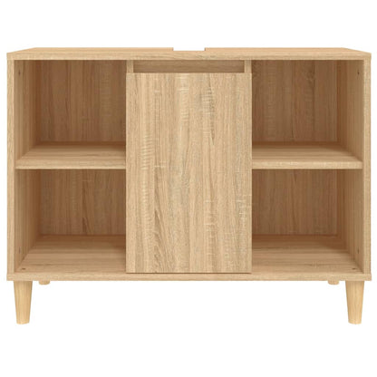 Crafted Vanity Storage Engineered Wood Cabinet White