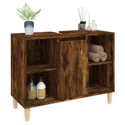 Crafted Vanity Storage Engineered Wood Cabinet White