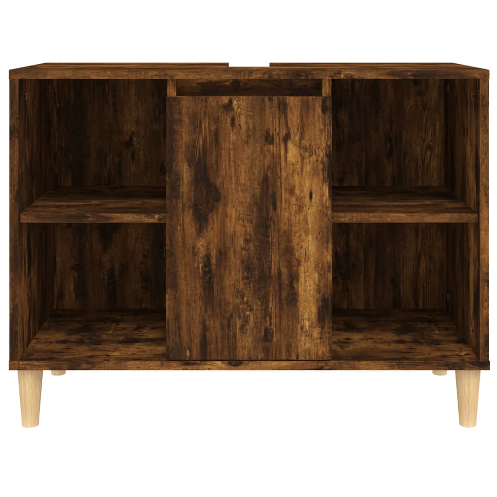 Crafted Vanity Storage Engineered Wood Cabinet White
