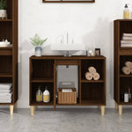 Crafted Vanity Storage Engineered Wood Cabinet White