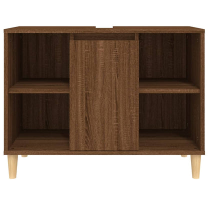 Crafted Vanity Storage Engineered Wood Cabinet White