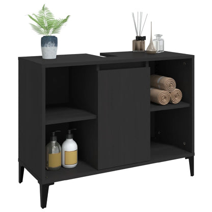 White Tinted Engineered Wooden Basin Organizer