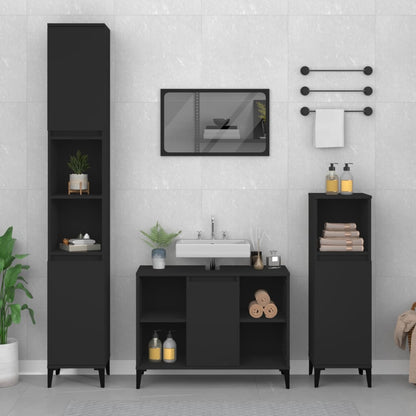 White Tinted Engineered Wooden Basin Organizer