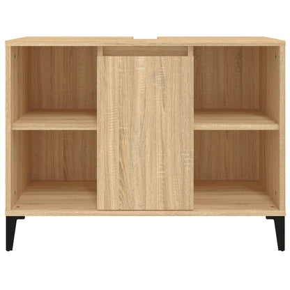White Tinted Engineered Wooden Basin Organizer
