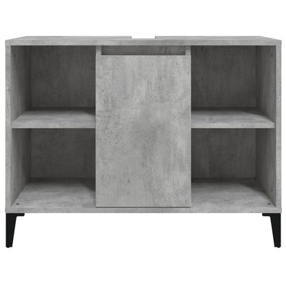 White Tinted Engineered Wooden Basin Organizer