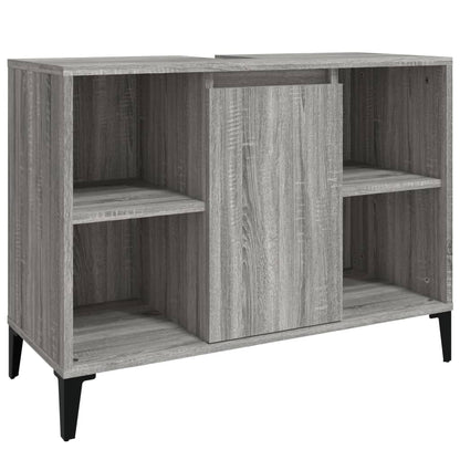 White Tinted Engineered Wooden Basin Organizer