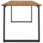 Space Saving Garden Table with U shaped Indoor Outdoor Use Garden Leisure