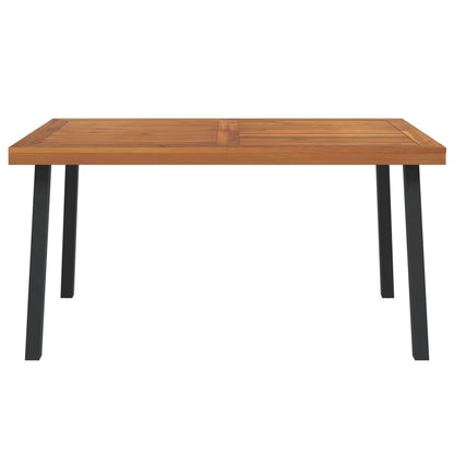 Elevate Your Outdoors: Solid Wood Acacia Garden Table