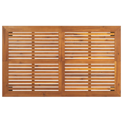 Elevate Your Outdoors: Solid Wood Acacia Garden Table