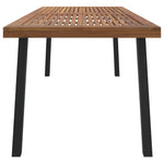 Harmonious Outdoor Living: Solid Wood Acacia Garden Table in Natural Beauty
