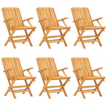 Nature's Noble Feast: 7-Piece Solid Teak Wood Garden Dining Set