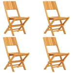 Teak Temptations: 5-Piece Solid Wood Garden Dining Set