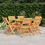 Teak Panorama: 7-Piece Garden Dining Set