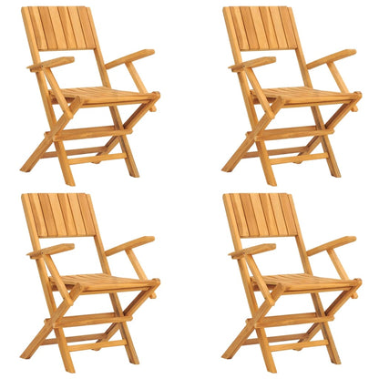 Garden Grace: 5-Piece Solid Teak Wood Dining Set