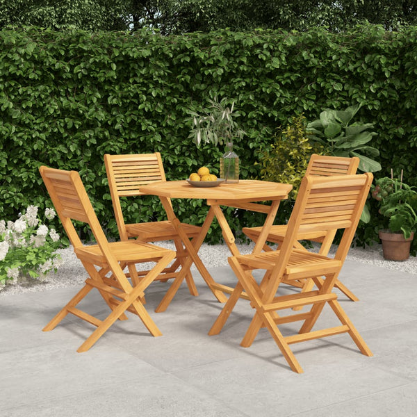  Teak Temptations Terrace: 5-Piece Garden Dining Set