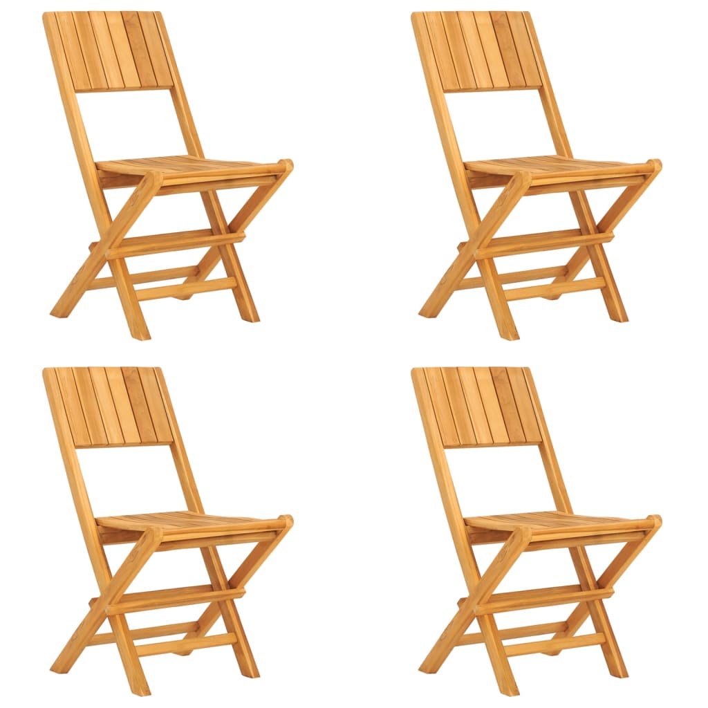 Teakwood Tapestry: 5-Piece Garden Dining Delight