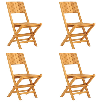 Teakwood Tapestry: 5-Piece Garden Dining Delight