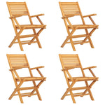 Teak Ensemble Elegance: 5-Piece Garden Dining Set