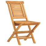 Quad Teak Folding Garden Chairs