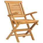 Teak Ensemble: 6 Elegant Folding Garden Seats