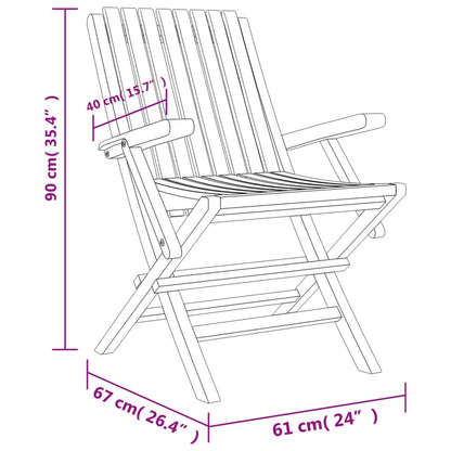 Quartet Elegance: Teak Wood Folding Garden Set