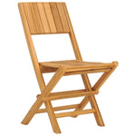 4-Piece Teak Wood Foldable Garden Chairs