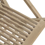 8-Piece Grey Teak Wood Folding Garden Chairs