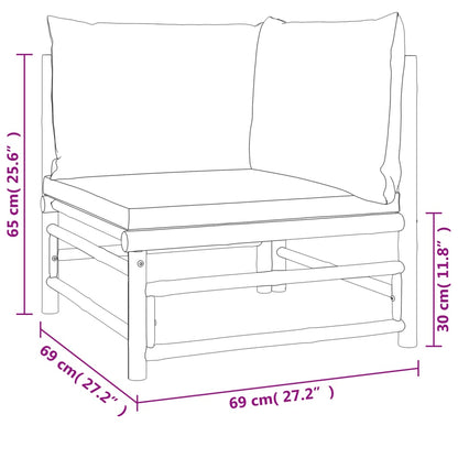 Contemporary 3 Piece Garden Lounge Set Patio Setup Urban Style 