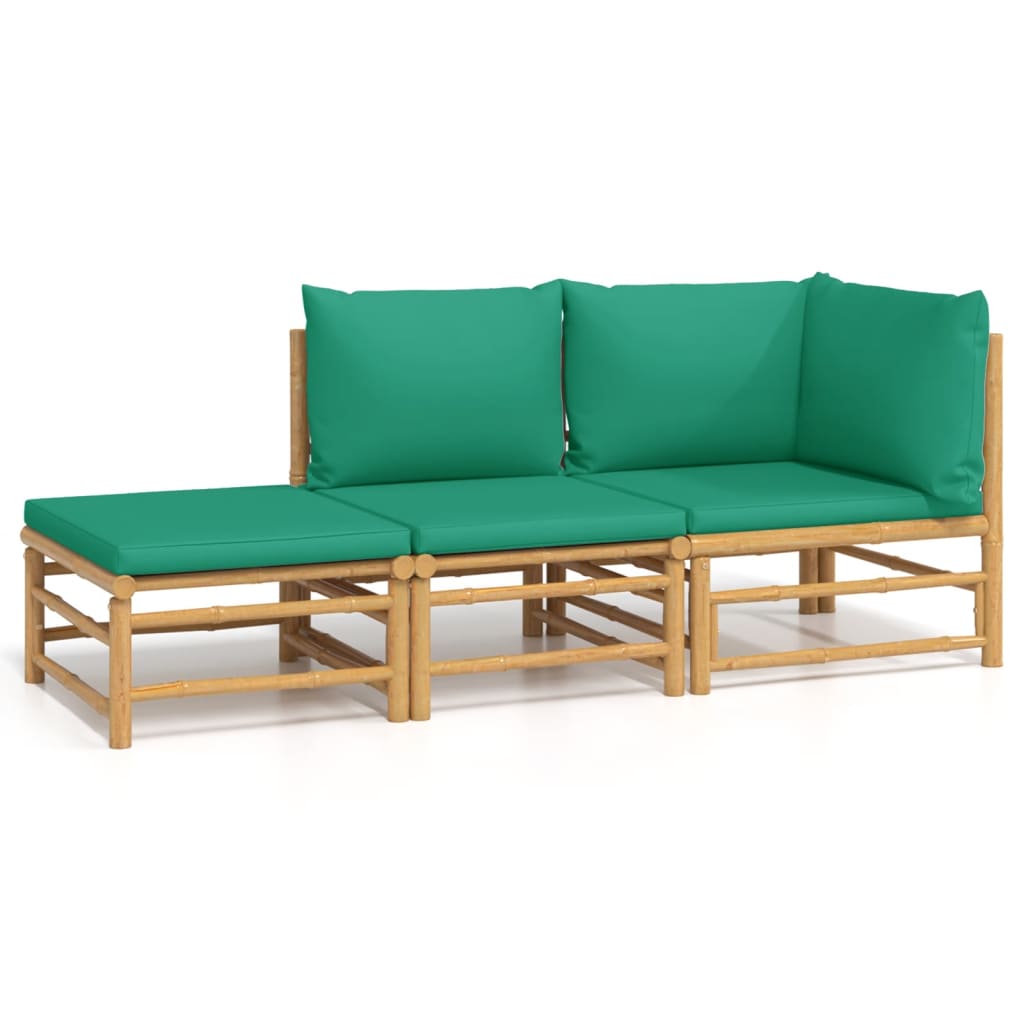 Versatile 3 Piece Garden Lounge Set Relaxing Seating Outdoor Living 