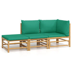 Versatile 3 Piece Garden Lounge Set Relaxing Seating Outdoor Living