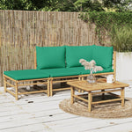 Versatile 3 Piece Garden Lounge Set Relaxing Seating Outdoor Living