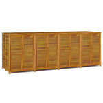 Durable Acacia Wood Garden Storage Box