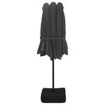 Dual Elegance: Anthracite Double-Head Parasol for Stylish Shade