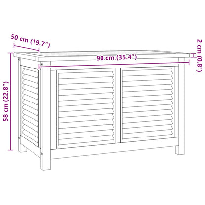 Space Saving Garden Storage Box with Bag Indoor Outdoor Use Home Comfort 