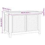 Space Saving Garden Storage Box with Bag Indoor Outdoor Use Home Comfort