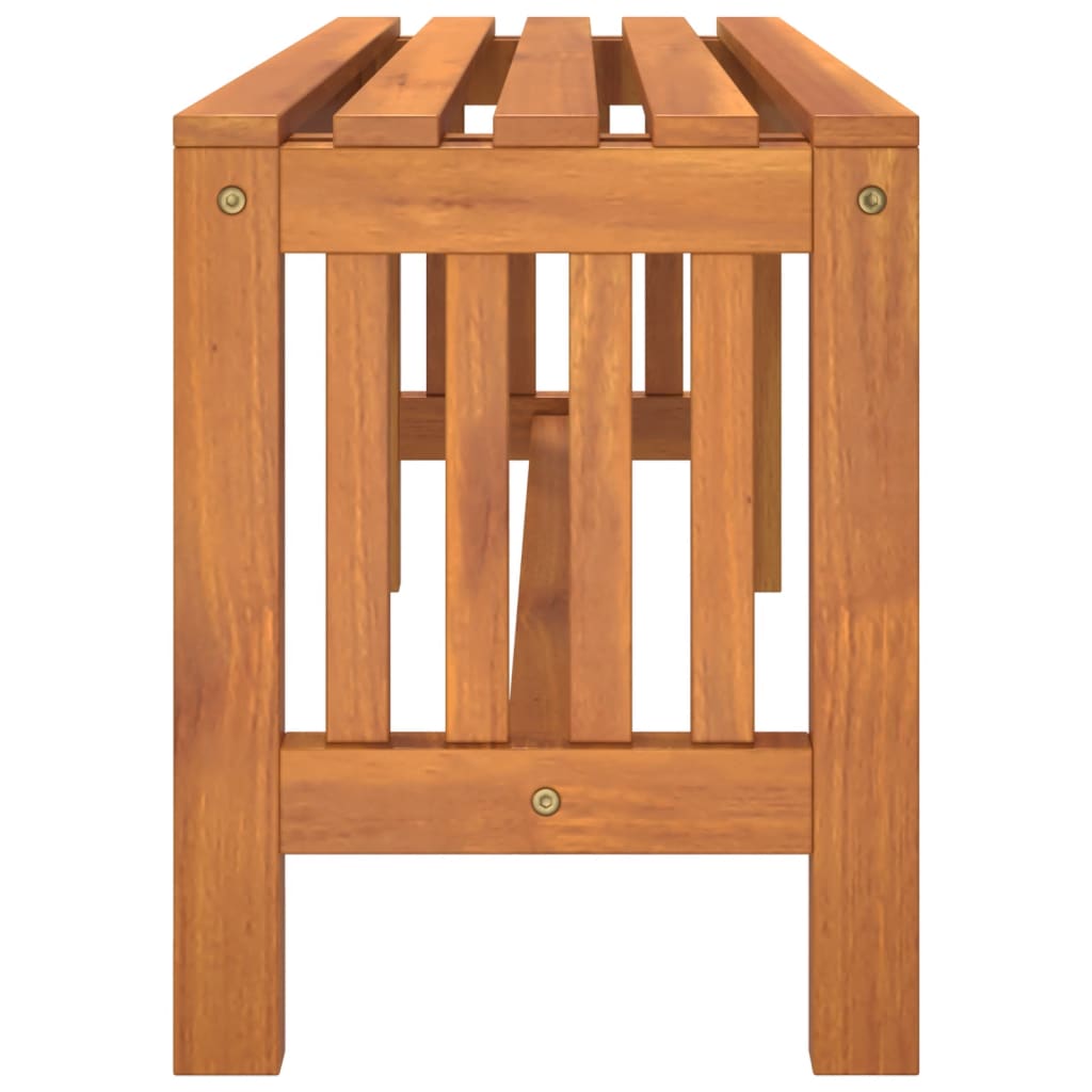 Nature's Retreat: Solid Wood Eucalyptus Garden Bench - 110×35×45cm