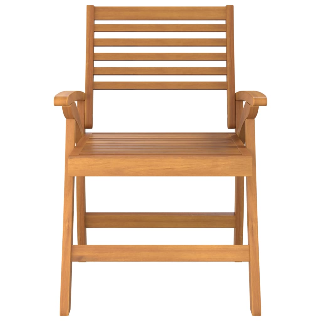Natural Elegance: 2/3-Piece Solid Wood Acacia Garden Chairs